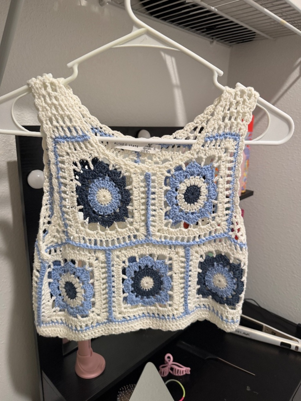 Altered State Crochet Crop Top 🤍